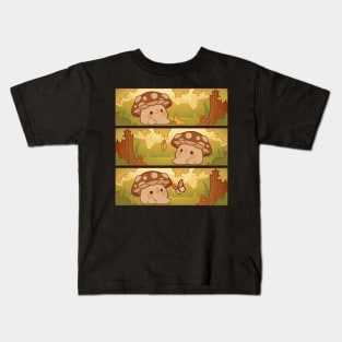 Caterpillar to butterly Kids T-Shirt
